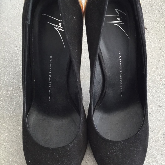 ✨sold✨ giuseppe zanotti • gold heel platform heels - Picture 5 of 8